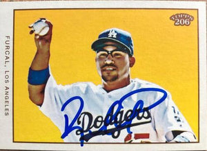 Rafael Furcal Signed 2009 Topps 206 Baseball Card - Los Angeles Dodgers - PastPros