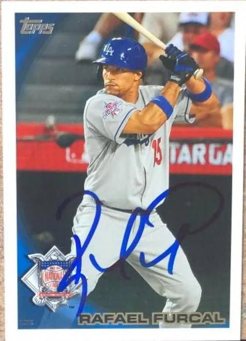Rafael Furcal Signed 2010 Topps Update Baseball Card - Los Angeles Dodgers