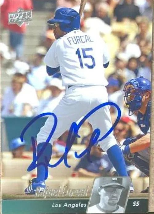 Rafael Furcal Signed 2010 Upper Deck Baseball Card - Los Angeles Dodgers