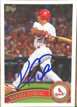 Rafael Furcal Signed 2011 Topps Baseball Card - St Louis Cardinals