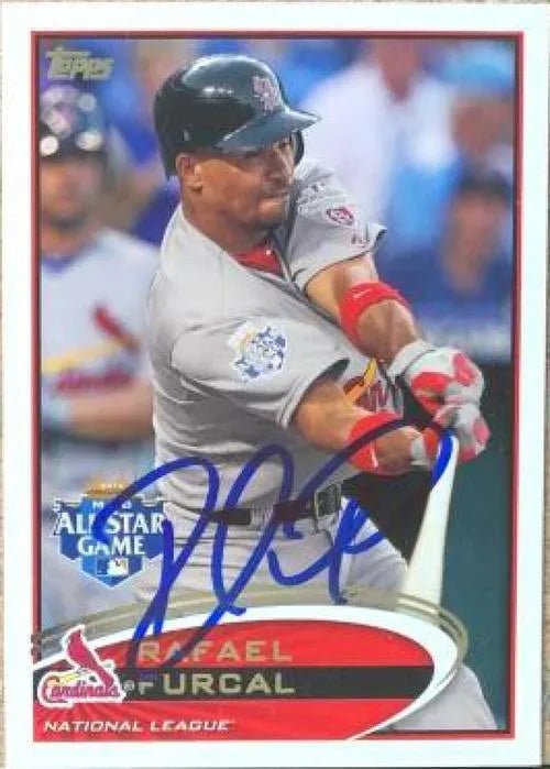 Rafael Furcal Signed 2012 Topps Baseball Card - St Louis Cardinals