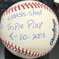 Rafael Furcal Signed ROMLB Baseball Unassisted Triple Play 8-10-2003 - Atlanta Braves - PastPros