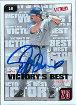 Rafael Palmeiro Signed 2001 Upper Deck Victory Baseball Card - Texas Rangers