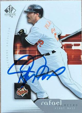 Rafael Palmeiro Signed 2005 SP Authentic Baseball Card - Baltimore Orioles - PastPros