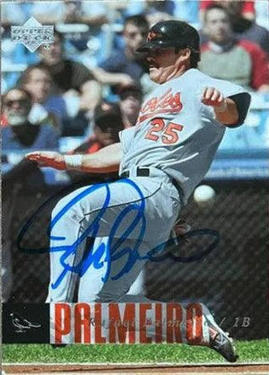 Rafael Palmeiro Signed 2006 Upper Deck Baseball Card - Baltimore Orioles