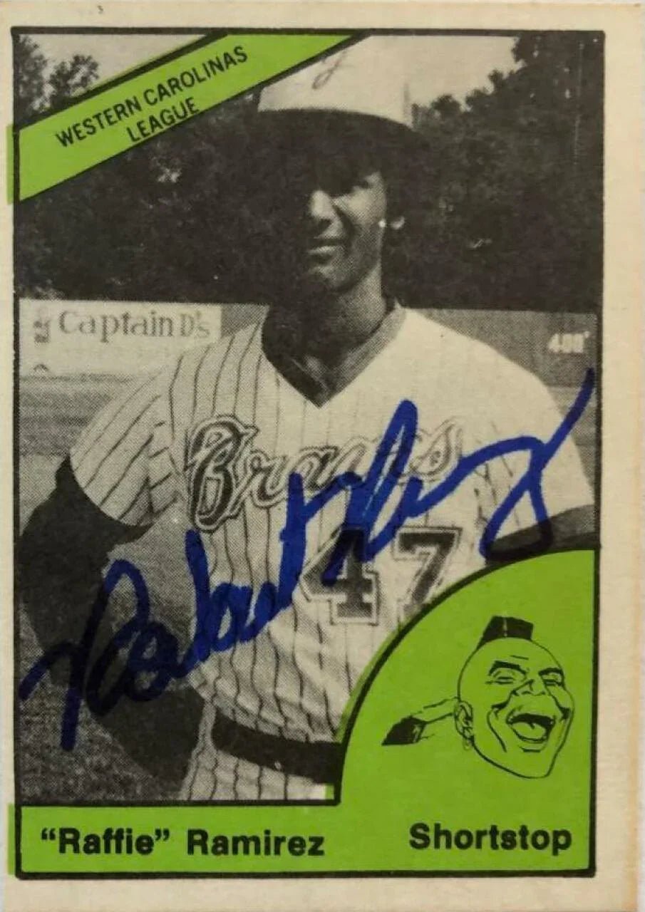 Rafael Ramirez Signed 1978 TCMA Baseball Card - Greenwood Braves