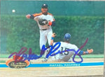 Rafael Ramirez Signed 1991 Topps Stadium Club Baseball Card - Houston Astros
