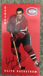 Ralph Backstrom Signed 1994-95 Parkhurst Tall Boys Hockey Card - Montreal Canadiens - PastPros