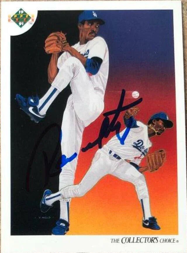 Ramon Martinez Signed 1991 Upper Deck Baseball Card - Los Angeles Dodgers