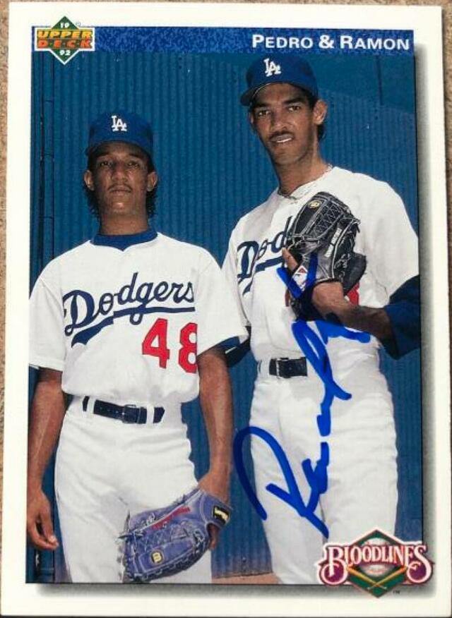 Ramon Martinez Signed 1992 Upper Deck Baseball Card - Los Angeles Dodgers - PastPros