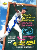 Ramon Martinez Signed 1993 Upper Deck Fun Pack Baseball Card - Los Angeles Dodgers