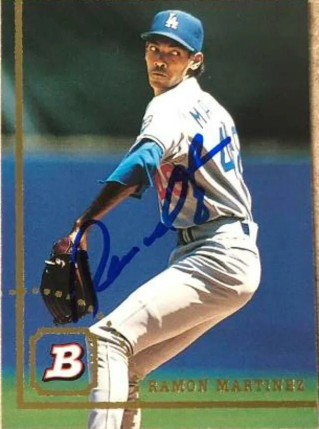 Ramon Martinez Signed 1994 Bowman Baseball Card - Los Angeles Dodgers