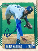 Ramon Martinez Signed 1995 Score Baseball Card - Los Angeles Dodgers