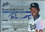 Ramon Martinez Signed 1995 Studio Baseball Card - Los Angeles Dodgers - PastPros
