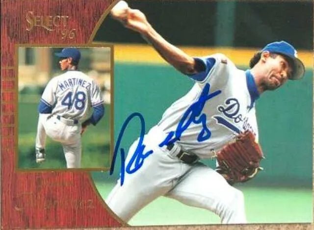 Ramon Martinez Signed 1996 Score Select Baseball Card - Los Angeles Dodgers