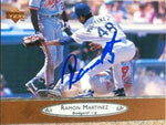 Ramon Martinez Signed 1996 Upper Deck Baseball Card - Los Angeles Dodgers