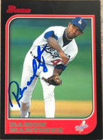Ramon Martinez Signed 1997 Bowman Baseball Card - Los Angeles Dodgers - PastPros