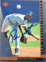 Ramon Martinez Signed 1997 SP Baseball Card - Los Angeles Dodgers