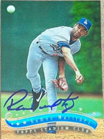 Ramon Martinez Signed 1997 Stadium Club Baseball Card - Los Angeles Dodgers
