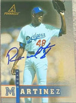 Ramon Martinez Signed 1998 Pinnacle Baseball Card - Los Angeles Dodgers