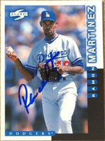 Ramon Martinez Signed 1998 Score Baseball Card - Los Angeles Dodgers - PastPros