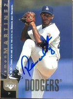 Ramon Martinez Signed 1998 Upper Deck Baseball Card - Los Angeles Dodgers