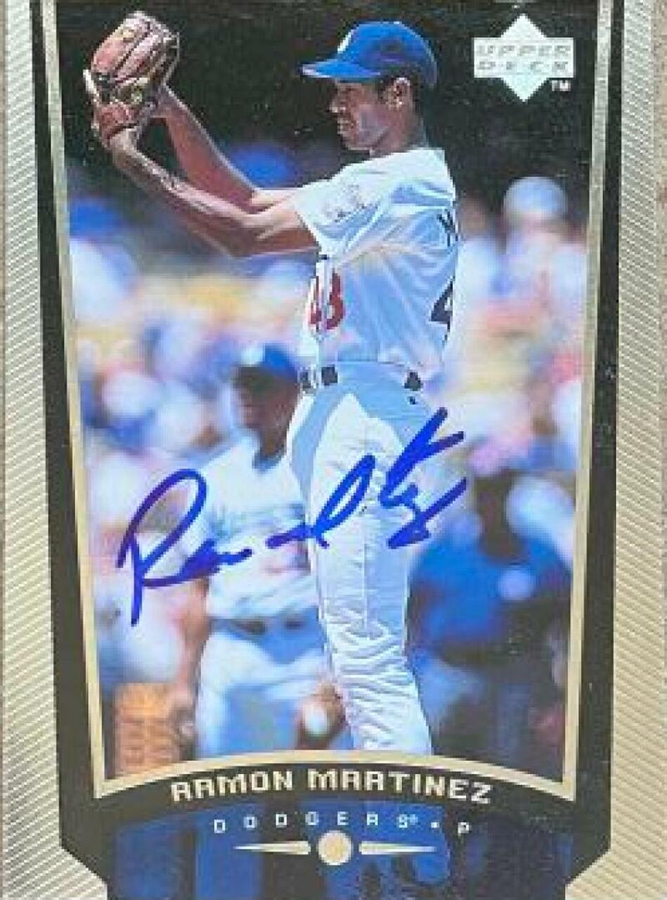 Ramon Martinez Signed 1999 Upper Deck Baseball Card - Los Angeles Dodgers - PastPros