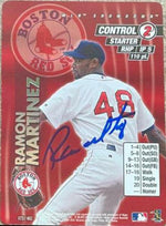 Ramon Martinez Signed 2001 MLB Showdown Unlimited Baseball Card - Boston Red Sox - PastPros