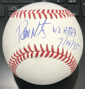 Ramon Martinez Signed ROMLB Baseball No-Hitter 7/14/95 - PastPros