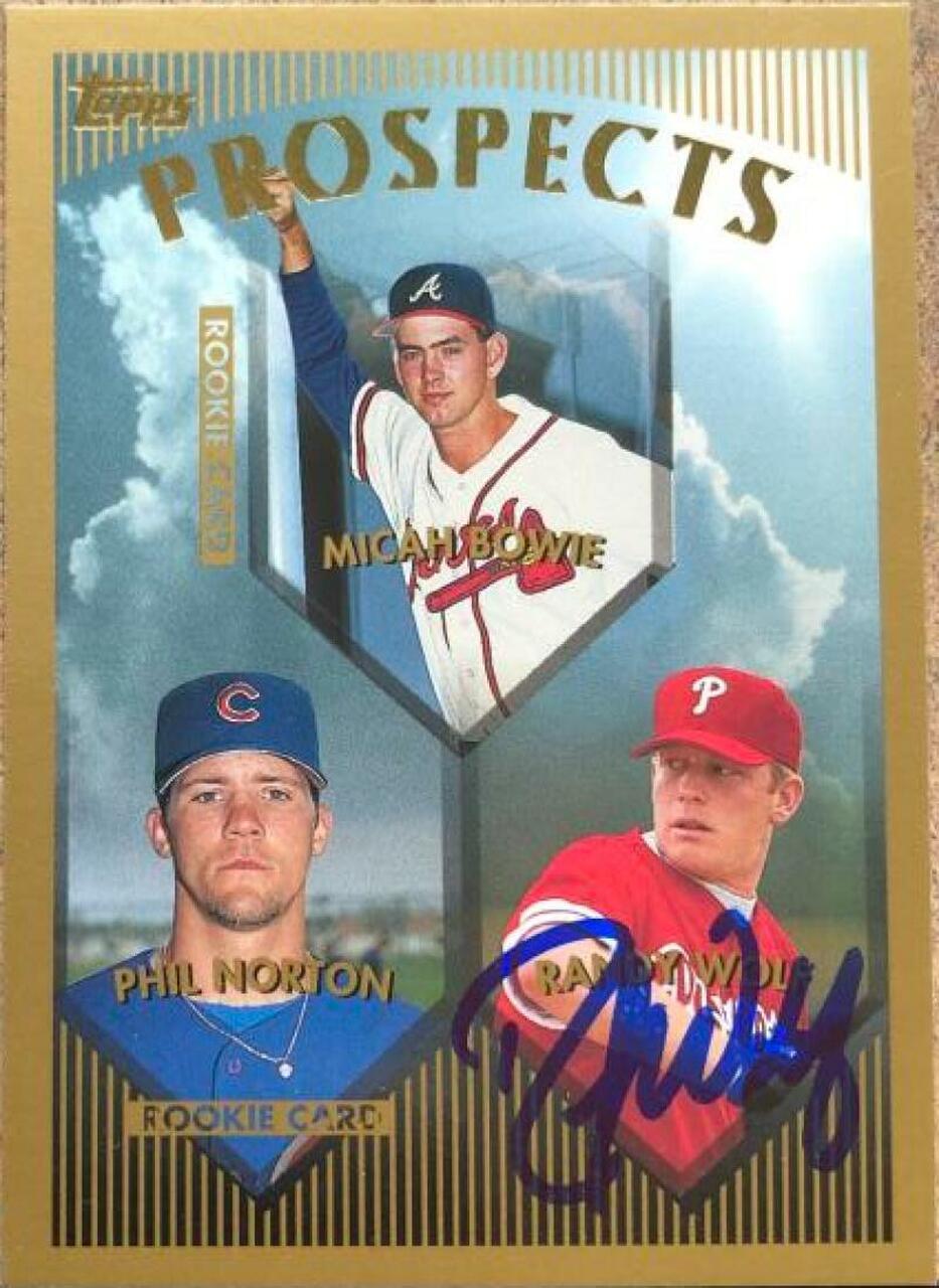 Randy Wolf Signed 1999 Topps Baseball Card - Philadelphia Phillies - PastPros