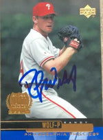 Randy Wolf Signed 2000 Upper Deck Baseball Card - Philadelphia Phillies
