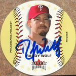 Randy Wolf Signed 2003 Fleer Hardball Baseball Card - Philadelphia Phillies