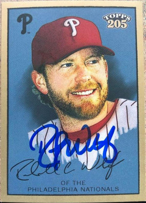 Randy Wolf Signed 2003 Topps 205 Baseball Card - Philadelphia Phillies - PastPros