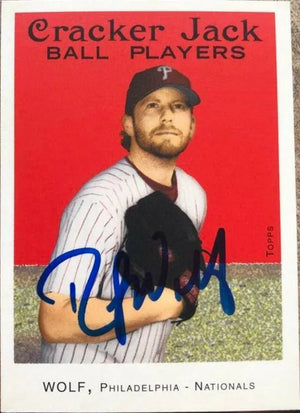 Randy Wolf Signed 2004 Topps Cracker Jack Baseball Card - Philadelphia Phillies