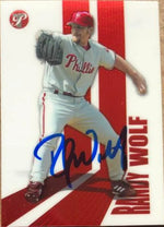 Randy Wolf Signed 2004 Topps Pristine Baseball Card - Philadelphia Phillies