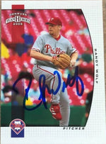 Randy Wolf Signed 2005 Donruss Team Heroes Baseball Card - Philadelphia Phillies