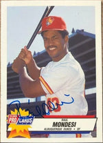 Raul Mondesi Signed 1993 Fleer ProCards Baseball Card