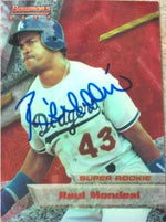 Raul Mondesi Signed 1994 Bowman's Best Baseball Card - Los Angeles Dodgers