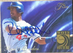 Raul Mondesi Signed 1994 Flair Wave of the Future Baseball Card - Los Angeles Dodgers