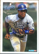 Raul Mondesi Signed 1994 Fleer Baseball Card - Los Angeles Dodgers