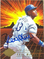 Raul Mondesi Signed 1994 Fleer Ultra All-Rookie Team Baseball Card - Los Angeles Dodgers