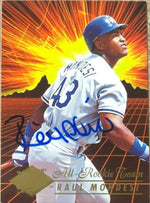 Raul Mondesi Signed 1994 Fleer Ultra All-Rookie Team Baseball Card - Los Angeles Dodgers - PastPros