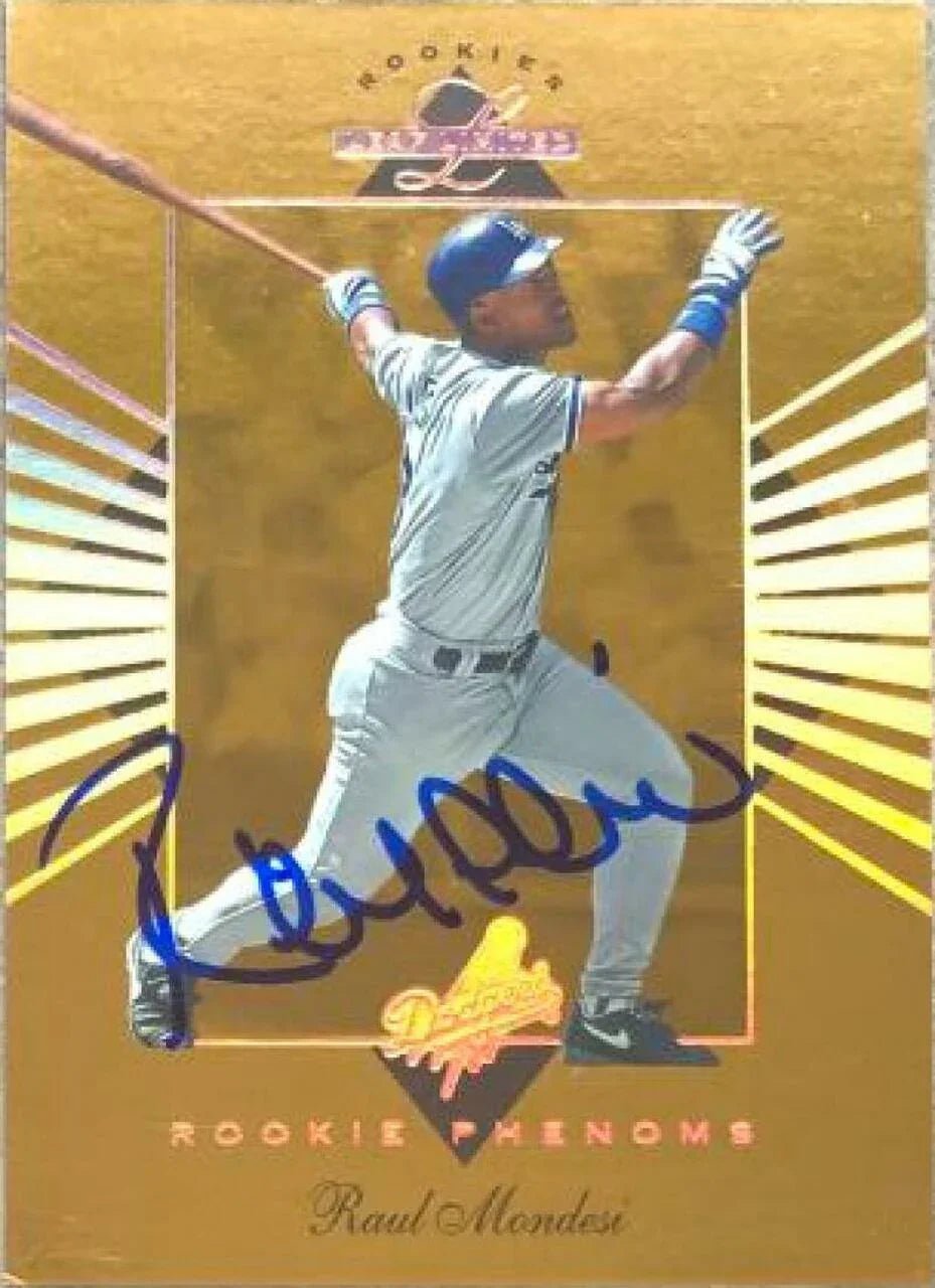 Raul Mondesi Signed 1994 Leaf Limited Rookies Baseball Card - Los Angeles Dodgers