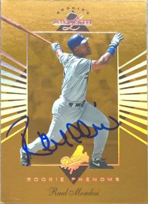 Raul Mondesi Signed 1994 Leaf Limited Rookies Baseball Card - Los Angeles Dodgers - PastPros