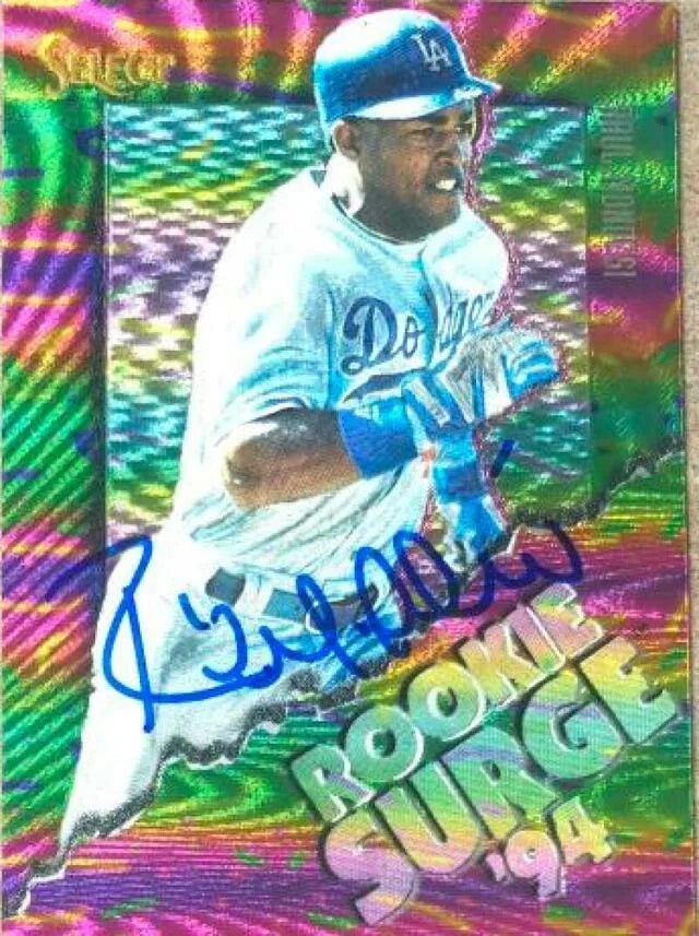 Raul Mondesi Signed 1994 Score Select Rookie Surge Baseball Card - Los Angeles Dodgers