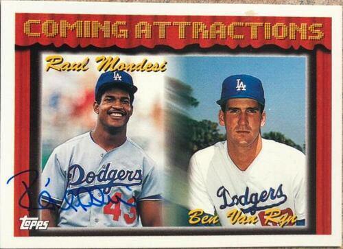 Raul Mondesi Signed 1994 Topps Baseball Card - Los Angeles Dodgers - PastPros