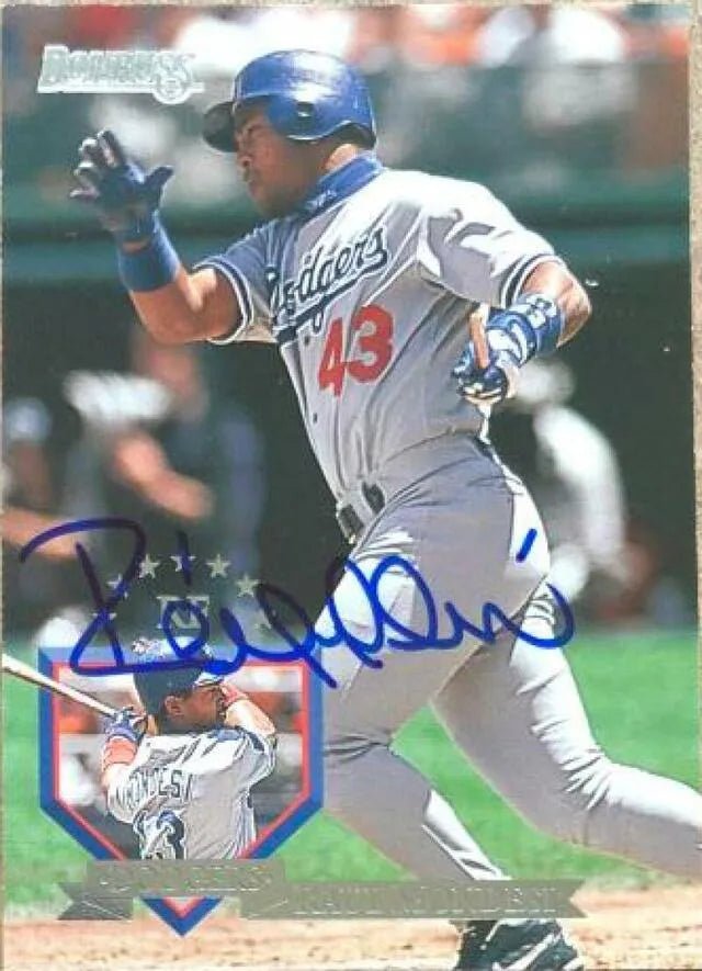 Raul Mondesi Signed 1995 Donruss Baseball Card - Los Angeles Dodgers