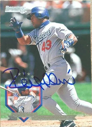 Raul Mondesi Signed 1995 Donruss Baseball Card - Los Angeles Dodgers