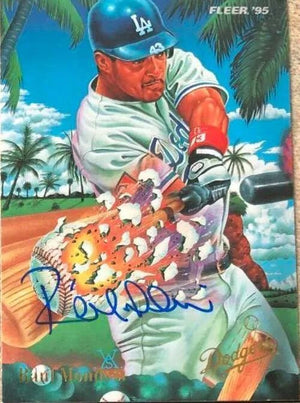 Raul Mondesi Signed 1995 Fleer Pro Visions Baseball Card - Los Angeles Dodgers