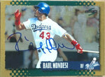 Raul Mondesi Signed 1995 Score Gold Rush Baseball Card - Los Angeles Dodgers